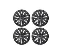 Lot 4 Enjoliveurs Roue Rechange Style Tempête pour Tesla pour Model pour Y 2020-2024, 19 Pouces, Accessoire(Blade Style Black)