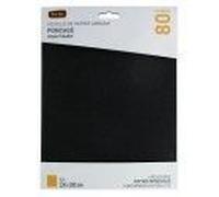 Lot 4 feuille papier abrasif imperméable 230 x 280 mm grain 80 SCID