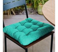 Linxor - Lot de 4 galettes coussins carrés capitonnés pour chaise - Plusieurs coloris