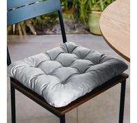 Linxor - Lot de 4 galettes, Coussins carrés capitonnés pour Chaise - Plusieurs Coloris