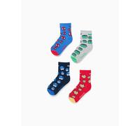 Lot 4 Paires De Chaussettes À Imprimées Marvel Multicolore 27/30