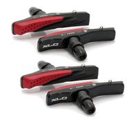 XLC Cartridge V-Brake BS-V03 2014 Plaquettes de Frein, Noir/Rouge