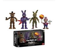 lot 4 personnages boite A Five Nights At Freddy 'S Freddy Chica Bonnie Funtime Foxy