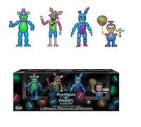 lot 4 personnages boite , E, Five Nights At Freddy 'S : Freddy , Foxy , Springtrap , Balloon Boy BLACKLIGHT