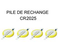 Lot 4 Piles Cr2025 Avec Onglets À Souder Batterie 3v Pour Game Boy Et Color