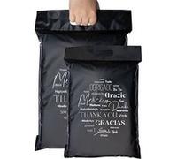 Lot 40 pochettes d'expédition avec poignée et emplacement pour bordereau Emballax G