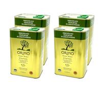 Lot 4x Huile d'olive extra vierge de Crète AOP - Orino - bidon 3 litres