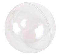 Lot 5 Boules Plastique Cristal Filmees -70