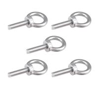 Lot 5 Boulons à œil M8 x 60 mm, en acier inoxydable 304, pour balançoires de meubles et utilisation extérieure