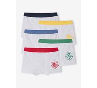 Lot 5 boxers Harry Potter blasons marine 5A