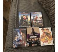 Lot 5 Films Marvel Dvd: Spider-Man, Captain America, Avengers, Ant-Man