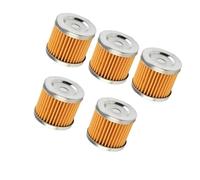 Lot 5 Filtres Huile pour Moteur Moto, Couvercle Refroidisseur D'huile Filtre Carburant Grille D'huile, Filtre Huile Pièce Rechange pour GN125 Filtre À Huile