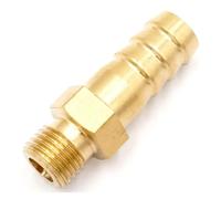 LOT 5 Hose Barb I/D 10mm - M10x1.5mm Male Thread Brass Tube Connector Barbed Fitting Fuel Gas Water