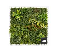 Lot 5 murs vegetaux Prairie Color 5 m2 - panneaux colores balcon terrasse