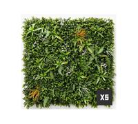Lot 5 murs vegetaux Savane 5 m2 - panneaux artificiels brise-vue exterieur