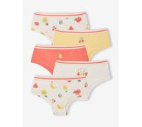 Lot 5 shorties fruits écru 10A