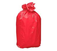 Lot 500 sacs poubelle à déchet Rouleaux de 20L 30L 50L 100L 110L 130L Litres Taille - 50L-ROUGE