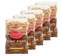 Lot 5x Pâtes Penne rigate n°31 au blé complet - Paquet 500g