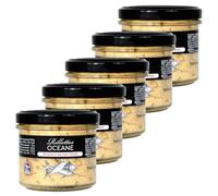 Lot 5x Rillettes océane (saumon, thon, espadon, marlin fumés) - Pot 90g