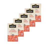 Lot 5x Thé noir English breakfast - 25 sachets - Boîte 50g
