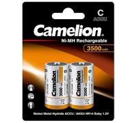 Lot 6 accus pile rechargeable C R14 HR14 3500mAh (LR14) 1.2V Camelion