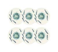 NOVASTYL - Lot 6 assiettes plates sardine 27cm en faience - 2614603