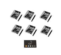 Lot 6 Boites De 6 Cartouches Noires Pour Parallel Pen + 1 Index Adhésif Blumie (Recharges Noires)