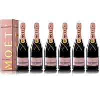 LOT 6 CHAMPAGNES MOËT & CHANDON ROSÉ IMPERIAL 75cl AVEC ÉTUIS