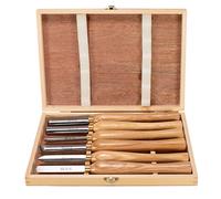 Lot 6 ciseaux à bois HSS-Mini gouges à dégrossir pour tour à bois burin