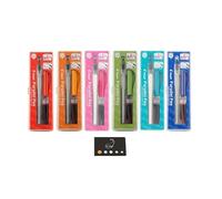Lot 6 Coffrets Parallel Pen : 1,5 mm + 2,4 mm + 3,0 mm + 3,8 mm + 4,5mm + 6,0 mm + 1 Index Adhesif Blumie (6 Coffrets)