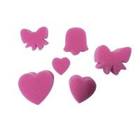 Graine Créative LOT 6 EPONGES CŒUR, Papillons ETC