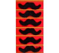 Boland Moustache mexicaine 54414 – 5 pièces en plastique autocollant