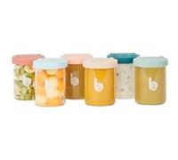 Lot 6 Pots de conservation en Verre Borosilicate ISY BOWLS - Gradués 250ml Transparent G