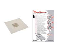Lot 6 sacs + filtre BOOGY PRINCIPIO GIMINI (195270-39333) Aspirateur (A26B09 MOULINEX)