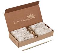Lot 6 Sauge Blanche Purification A Bruler Baton Encens Naturel Maison Rituel Relaxant Protection Energetique Nettoyage Spirituel Purificateur Atmosphere Esoterisme Meditation Bienetre Cadeau Positif