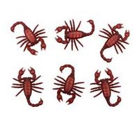 lot 6 scorpions pvc Jaune G