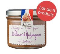 LOT 6 x DELICE D'AUBERGINES 100G - RCC