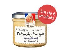 LOT 6 x DELICE DE FOIE GRAS AUX FIGUES 100 G LG