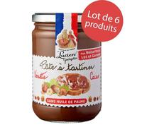 LOT 6 x Pâte à tartiner aux noisettes du Lot-et-Garonne et cacao - 600g