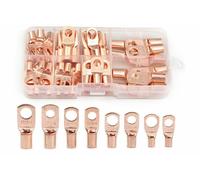 Lot 60 x Cosse tubulaire à sertir en cuivre SC6 SC10 SC16 SC25 - NEUF