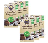 Lot 6x Agar Agar BIO - Sainte Lucie - sachets 5x2g