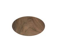 - Lot 6x Assiette plate design bois Mood - Diam. 26 cm - Marron - Natural Mood