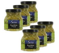 Lot 6x Bruschetta d'asperges vertes - Les Saveurs de Savino - pot 140g
