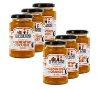 Lot 6x Confiture d'oranges de Corse et clémentine - Les P'tites Tartines - pot 315g