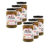 Lot 6x Confiture rhubarbe Haut de France - Pot 315g