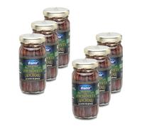 Lot 6x Filet anchois à l'huile de tournesol - Bocal 90g