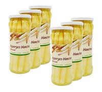 Lot 6x Grosse asperge blanche pelée - Pot 530g