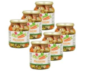 Lot 6x Macédoine de légumes - Bocal 340g