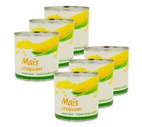 Lot 6x Maïs croquant - France - Boîte 285g