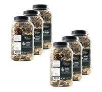 Lot 6x Morilles Séchées Traiteur 500g - Format Professionnel - Champignons Sauvages pour Sauces, Risottos et Cuisine Gastronomique